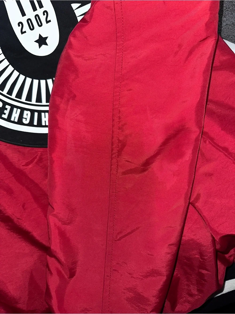 Vintage True Religion Varsity Jacket Size Large Red Varsity Rare Great logo